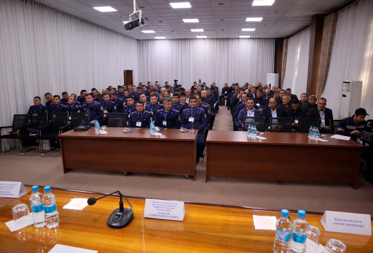 Министерство по чрезвычайным ситуациям Республики Узбекистан на площадке ФНПЗ провело семинар-совещание и пожарно-спасательные учения